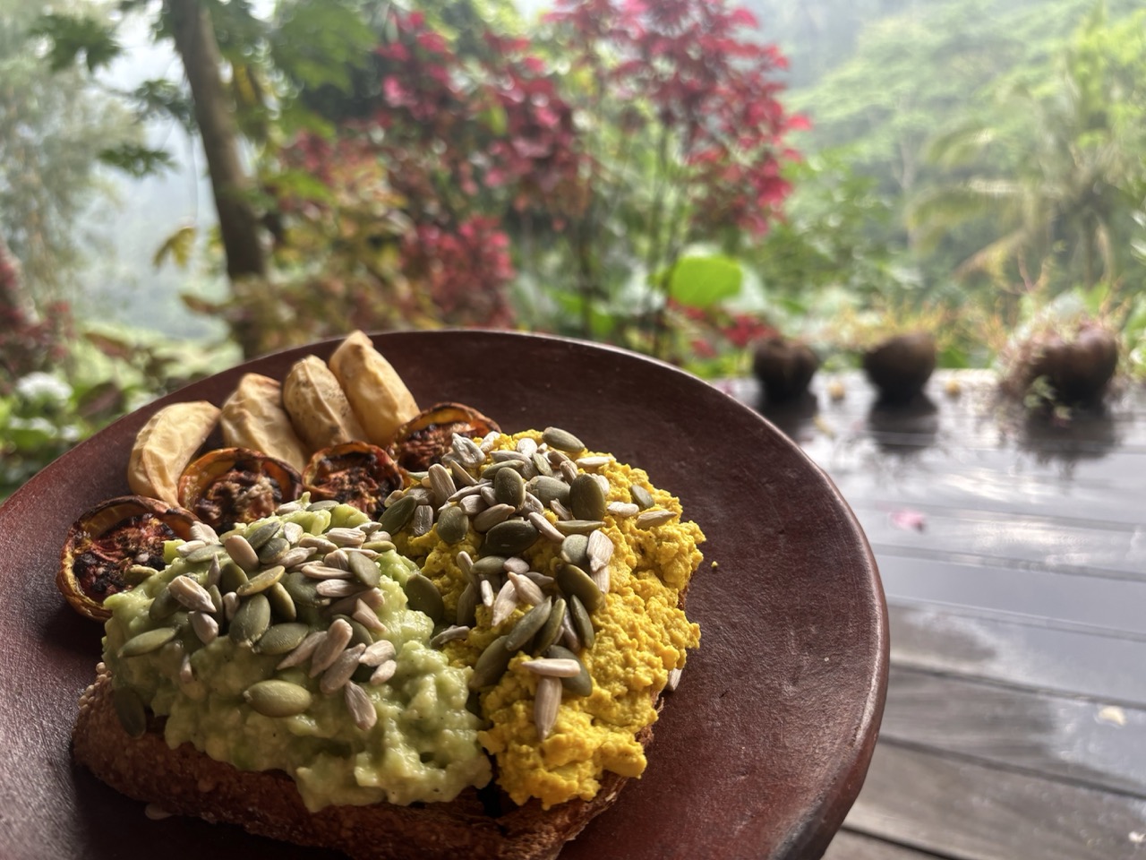 breakfast on the deck