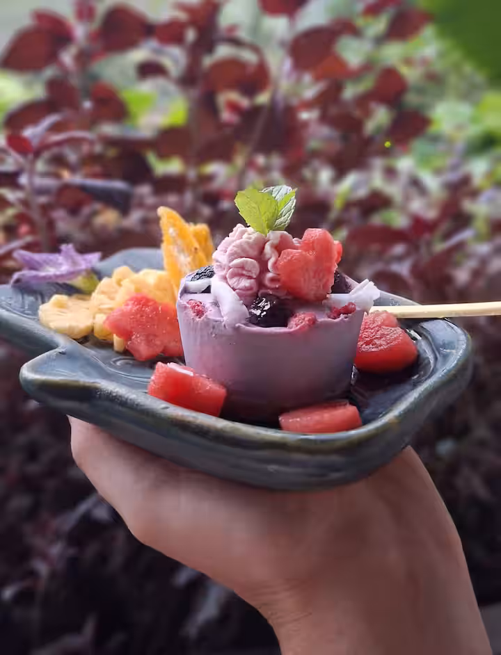 scrumptious vegan berry cake