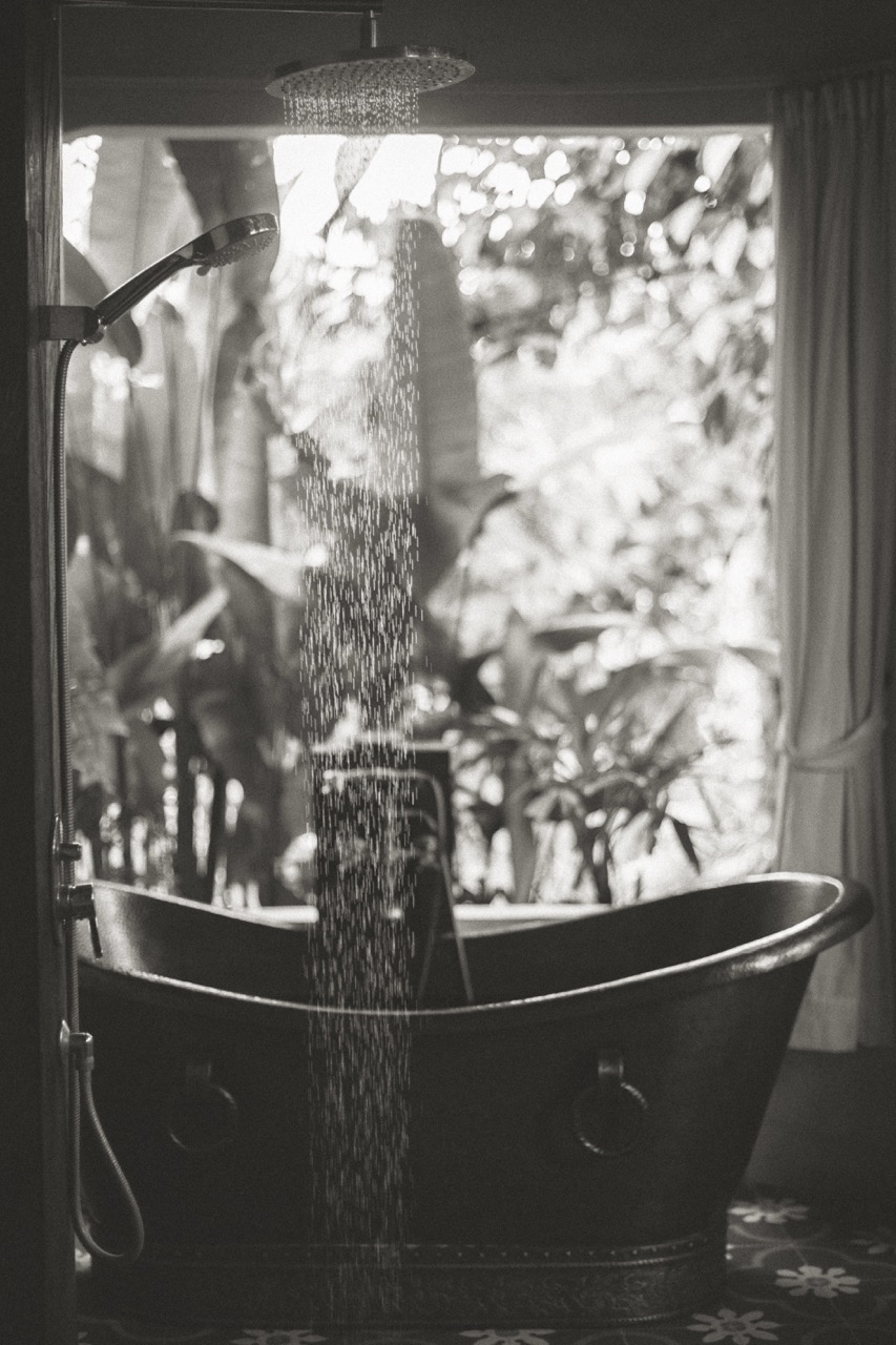 open view bathtub and shower